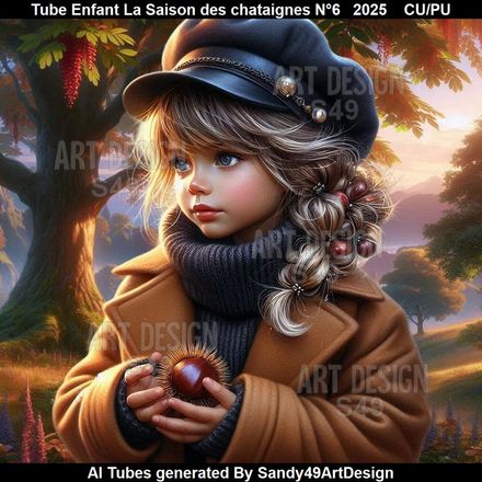 Tube Enfant La Saison des châtaignes N°6    2025