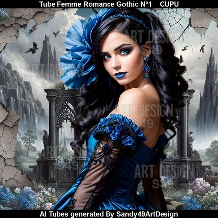 Tube Femme Romance Gothic N°1   2026
