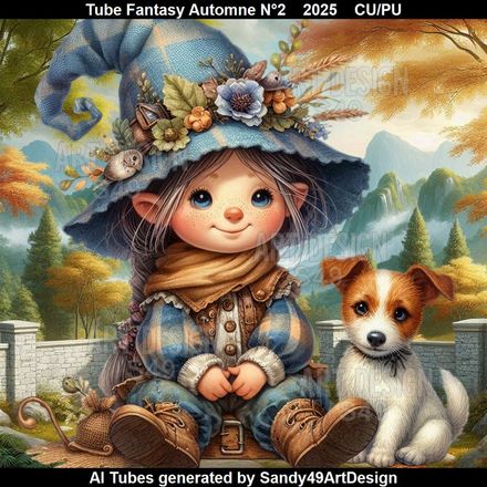 Tube Fantasy Automne N°2    2025
