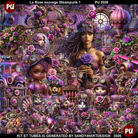 La Rose sauvage Steampunk 1  2026