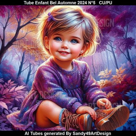 Tube Enfant Bel Automne 2024 N°5