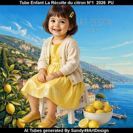 Tube Enfant La Récolte du citron N°1  2026