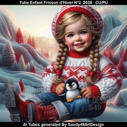 Tube Enfant Frisson d'Hiver N°2  2026