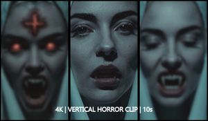 Endless Loop – Her Faith Wasn’t Enough (Vampire Transformation, 4K Vertical, 60fps, 10s)