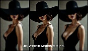 The Unknown Lady – Modern Art Motion Portrait (10s, 4K Vertical, 60fps)