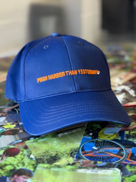 "Push Harder Than Yesterday" Performance Hat
