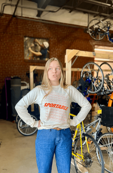 Repeating Sportable Long Sleeve T-Shirt