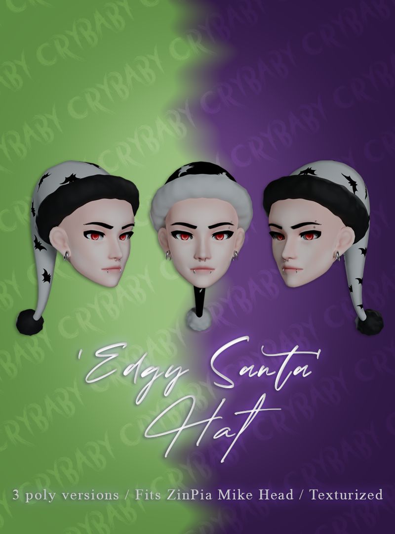 'Edgy Santa' Hat