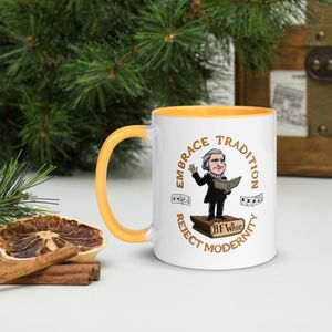 B. F. White Coffee Mug