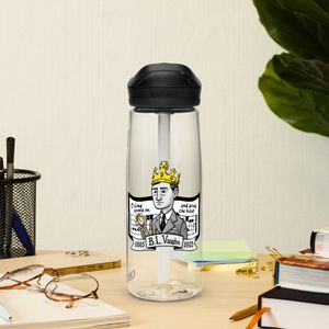 B. L. Vaughn Plastic Water Bottle - Clear
