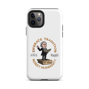 B. F. White iPhone Cover