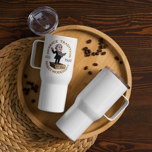 B. F. White Travel Mug
