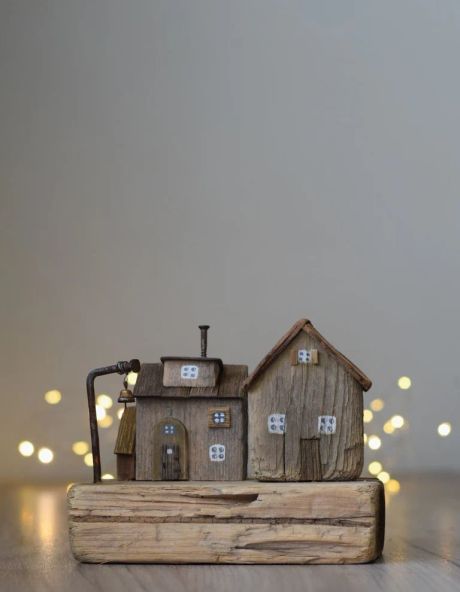 Driftwood houses interior composition