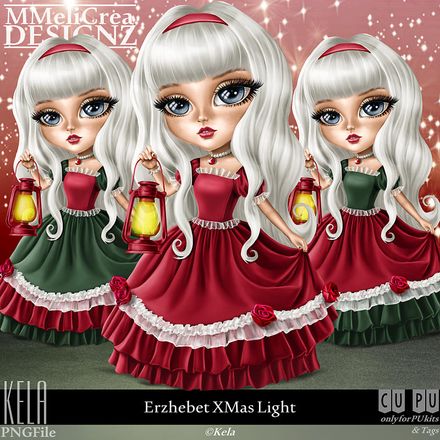 MMD - CLASSIC - Tube - CU Erzhebet XMas Light (PNG Format)