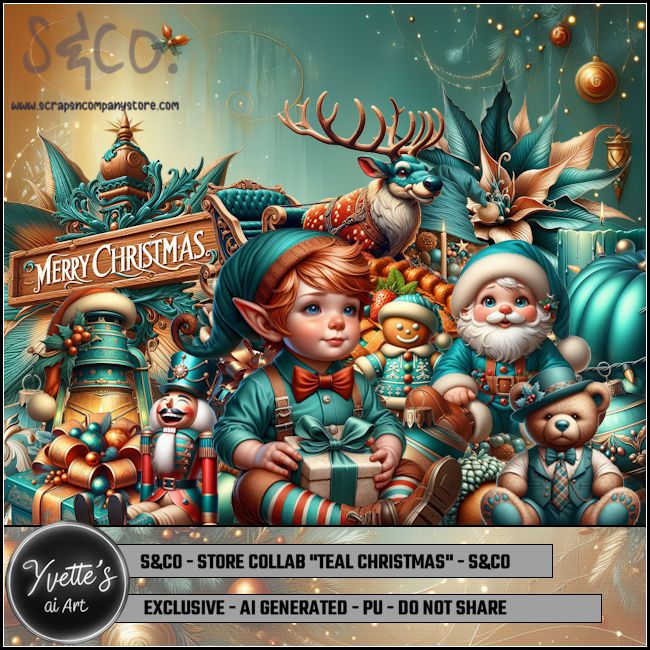 SNCO - Teal Christmas Store Collab