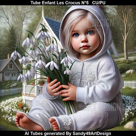SAD - Tube Enfant Les Crocus N°5