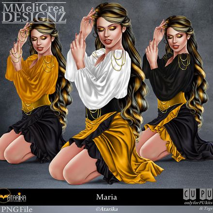 MMD - CLASSIC - Tube - CU Maria (PNG Format)