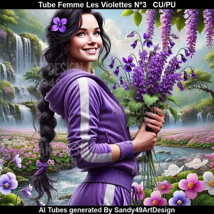 SAD - Tube Femme Les Violettes N°3