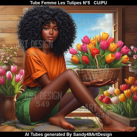 SAD - Tube Femme Les Tulipes N°5