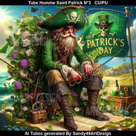 SAD - Tube Homme Saint Patrick N°3