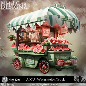 MMD - AI - CU Watermelon Truck