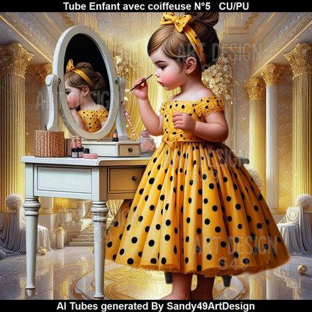 SAD - Tube Enfant avec coiffeuse N°5