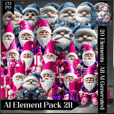 MVD - AI CU/PU Element Pack 211 Xmas Gnomes