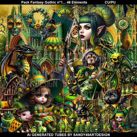 SAD - Pack Fantasy Gothic N°1