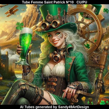 SAD - Tube Femme Saint Patrick N°10