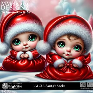 MMD - AI - CU Santa&#x27;s Sacks