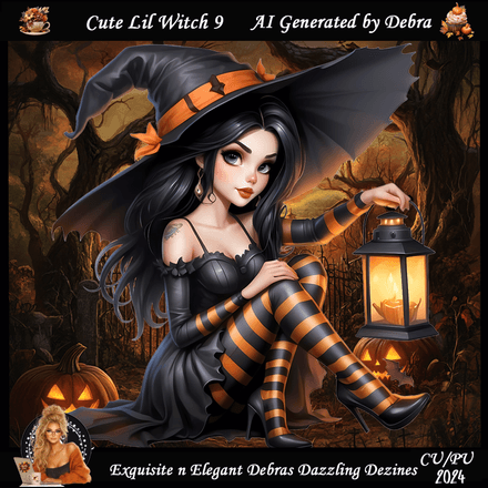 DDD-Cute Lil Witch 9