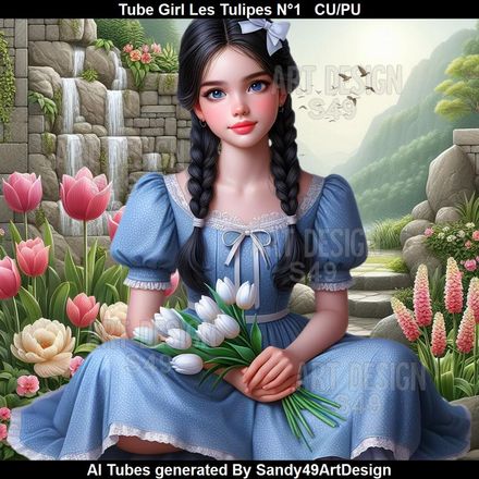 SAD - Tube Girl Les Tulipes N°1