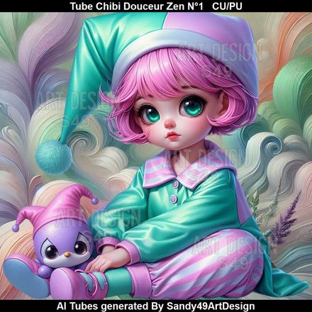 SAD - Tube Chibi Douceur Zen N°1