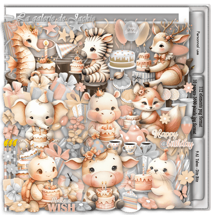 GJ-PU Kit Birthday Critters FS
