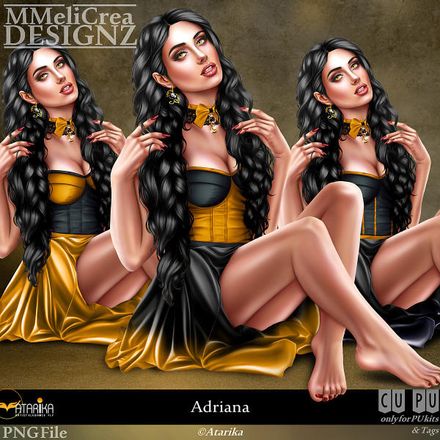 MMD - CLASSIC - Tube - CU Adriana (PNG Format)