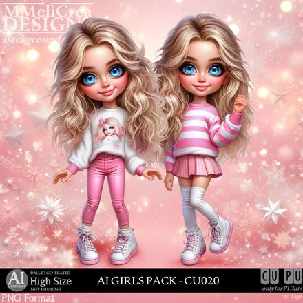 MMD - AI - GIRLS PACK - CU020
