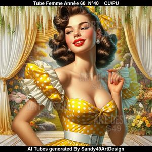 SAD - Tube Femme Année 60 N°40