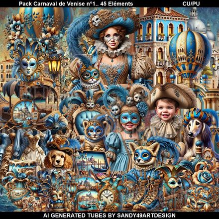 SAD - Pack Carnaval de Venise N°1