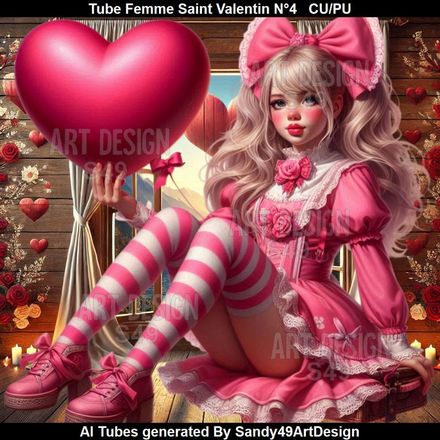 SAD - Tube Femme Saint Valentin N°4