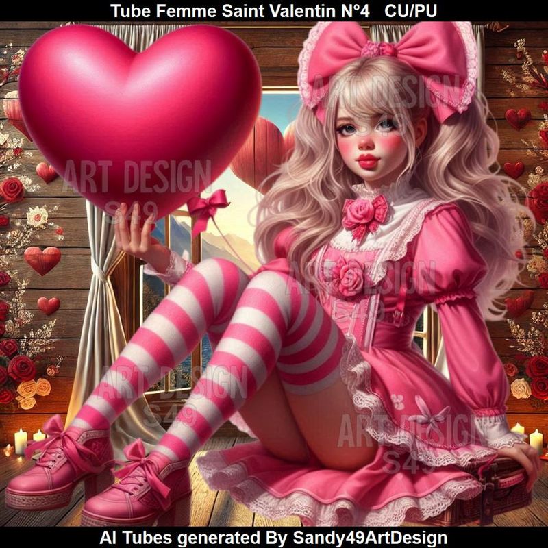 SAD - Tube Femme Saint Valentin N°4