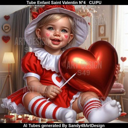 SAD - Tube Enfant Saint Valentin N°4