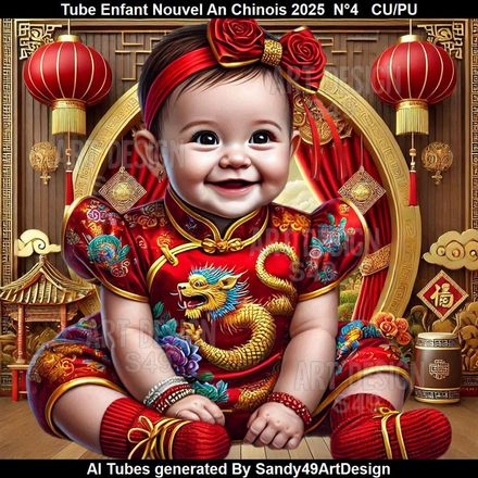 SAD - Tube Enfant Nouvel An Chinois 2025  N°4