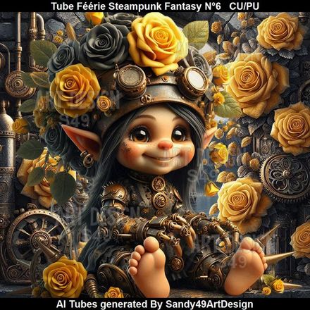 SAD - Tube Féérie Steampunk Fantasy N°6