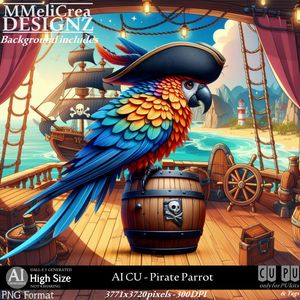 MMD - AI - CU Pirate Parrot