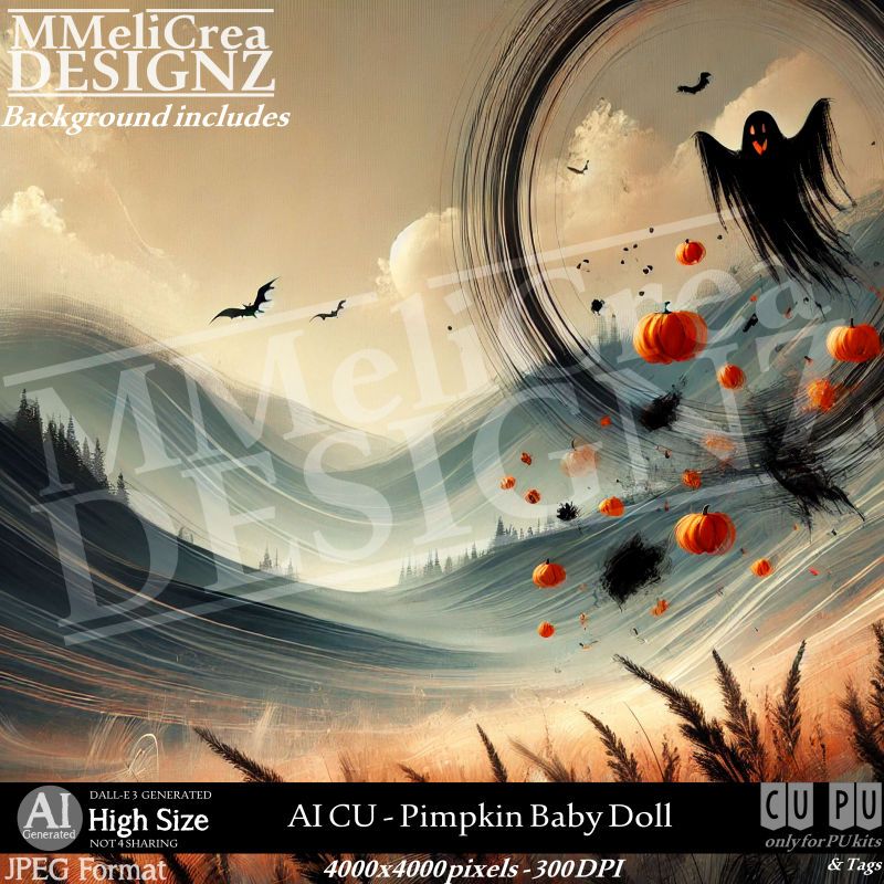 MMD - AI - CU PUmpkin Baby Doll