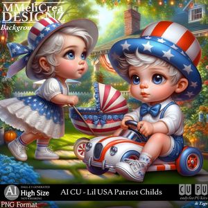 MMD - AI - CU Lil USA Patriot Childs