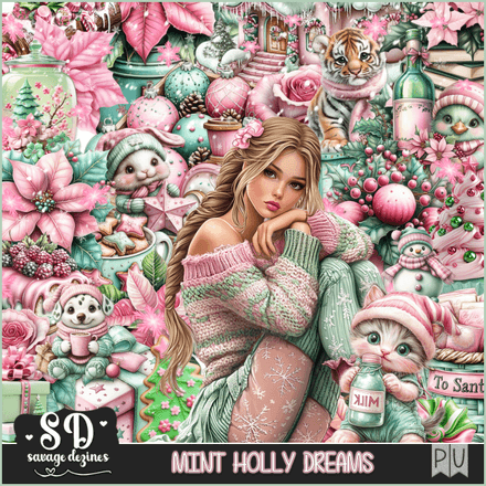 SD - Mint Holly Dreams Kit