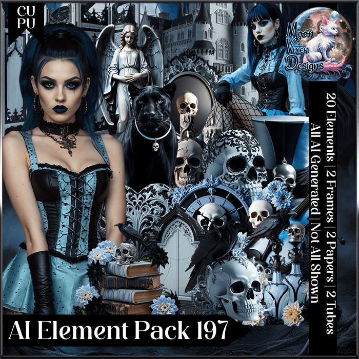 MVD - AI CU/PU Element Minikit Pack 197 Blue Thorns