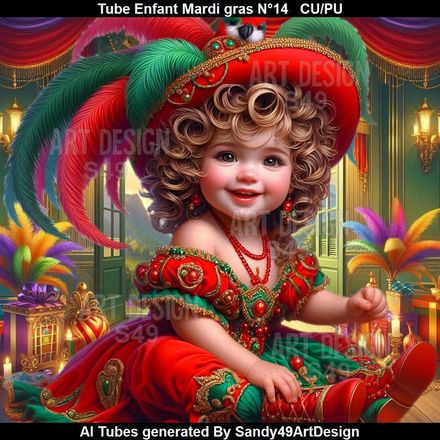 SAD - Tube Enfant Mardi gras N°14
