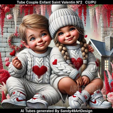 SAD - Tube Couple Enfant Saint Valentin N°2